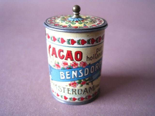Bensdorp monster cacao blik Holland 1920, Verzamelen, Blikken, Ophalen of Verzenden, Zo goed als nieuw, Overige