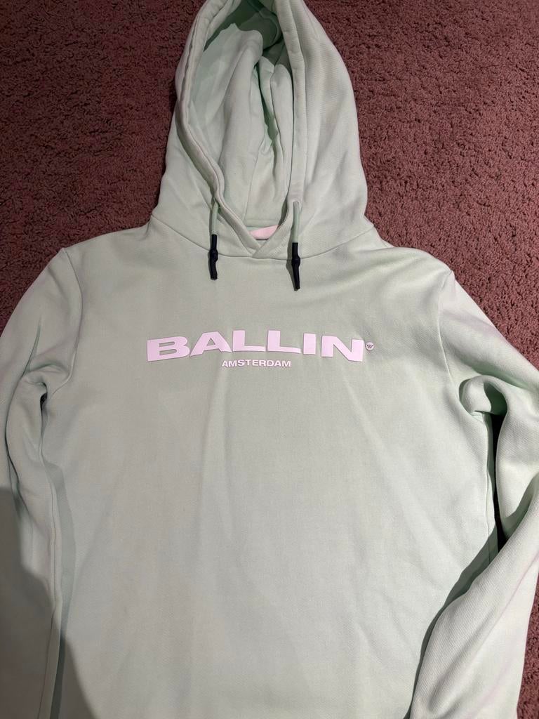 Ballin Amsterdam Hoodie - Maat XXS - Lichtgroen, Kinderen en Baby's, Kinderkleding | Maat 176, Zo goed als nieuw, Ophalen of Verzenden