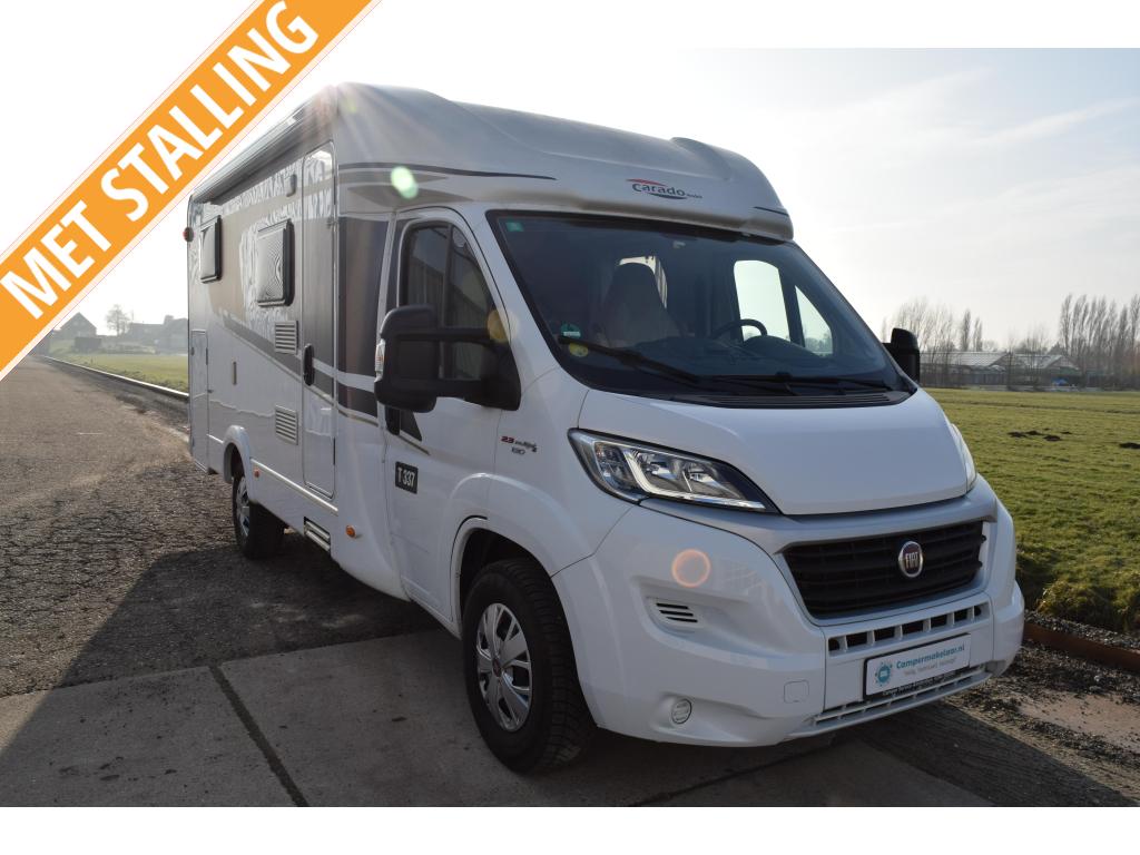 Zeer nette Carado T337, Caravans en Kamperen, Campers, Koelkast, Ringverwarming, Fiat, Tot en met 3