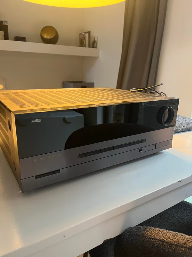 Harman Kardon AVR 141 Versterker met Afstandsbediening HDMI, Gebruikt, 60 tot 120 watt, Ophalen, Overige merken