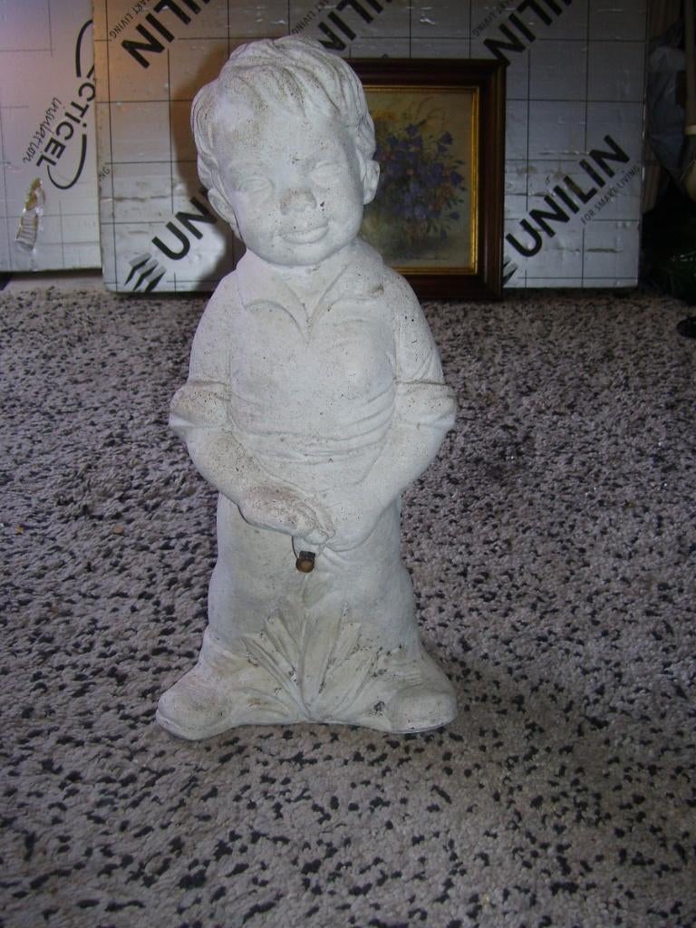 TUINBEELD, Tuin en Terras, Tuinbeelden, Ophalen, Zo goed als nieuw, Beton, Mensenbeeld