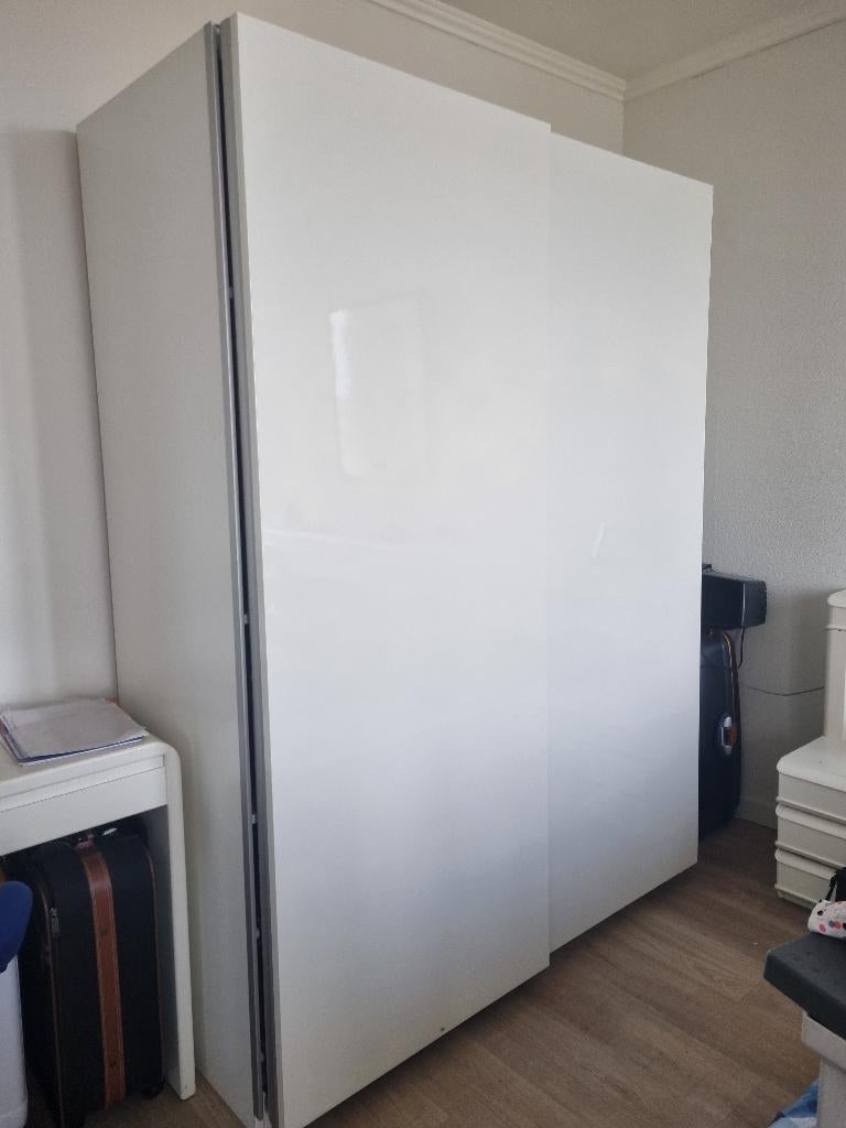 Pax witte Ikea kast, Ophalen, Overige materialen, Strak wit, Met deur(en)