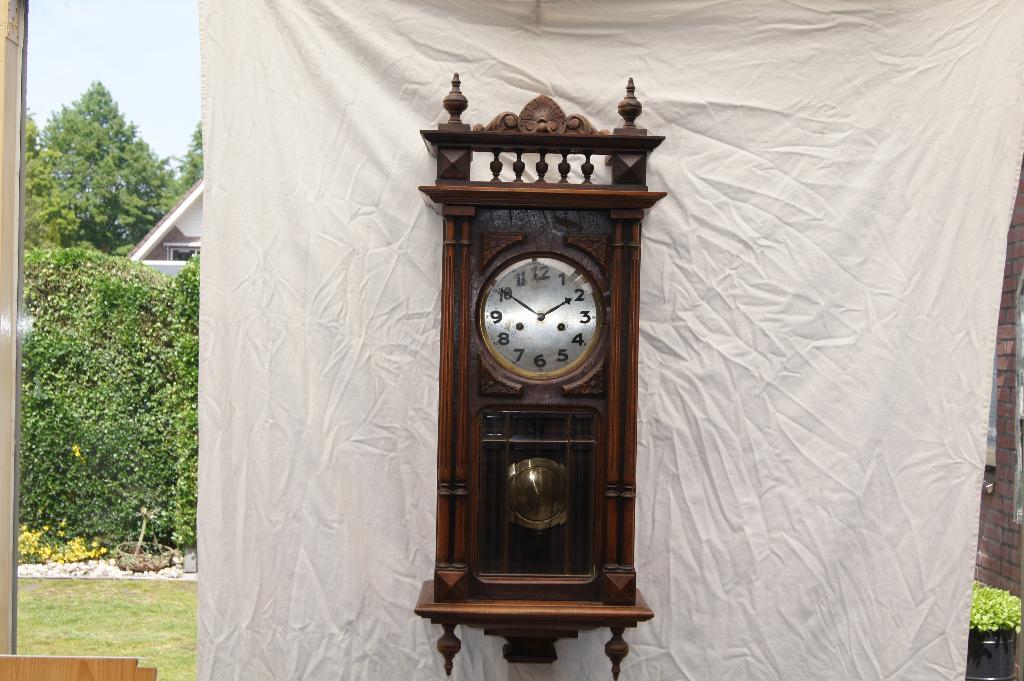 Hang klok ( Antiek, Antiek en Kunst, Antiek | Klokken, Ophalen of Verzenden