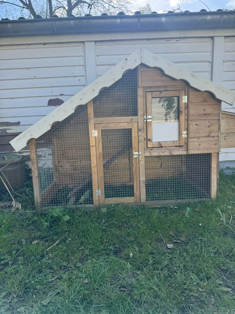 Prachtig konijnenhok, Ophalen of Verzenden, Zo goed als nieuw, Kippenhok of Kippenren