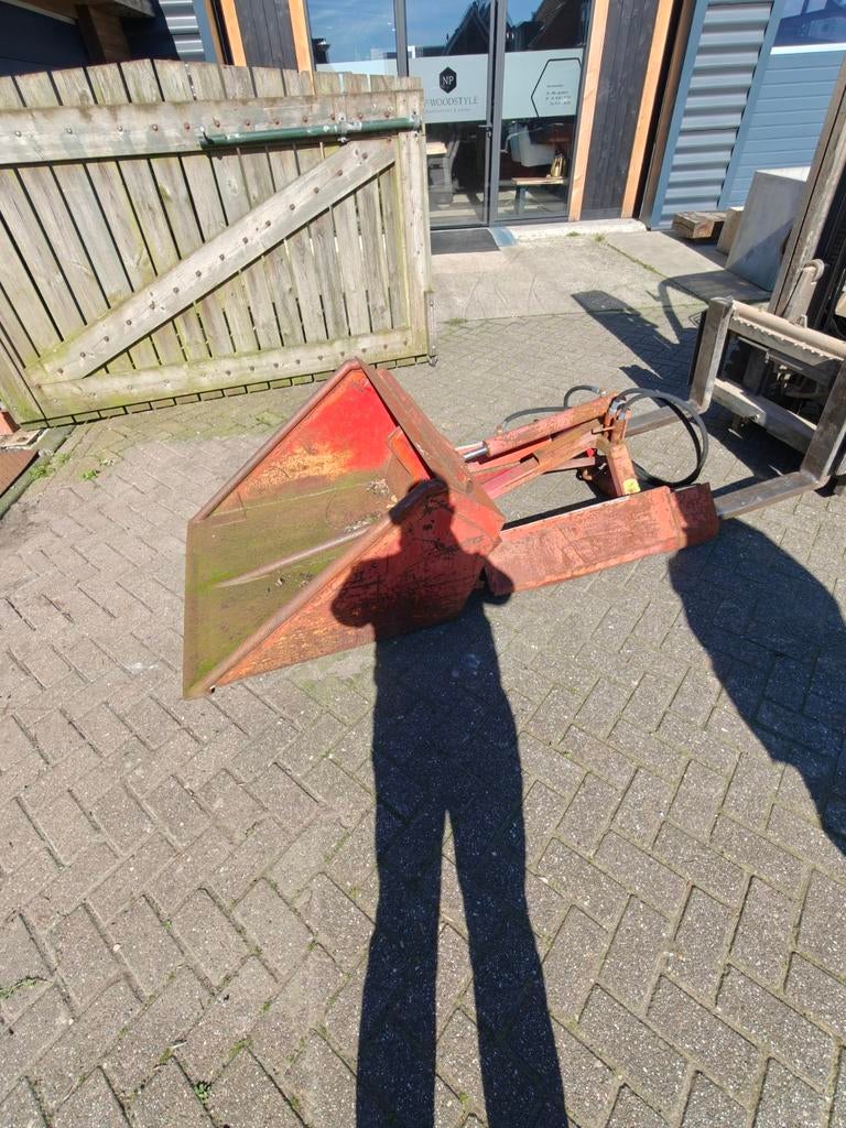 kiepbak voor heftruck of shovel, Ophalen of Verzenden