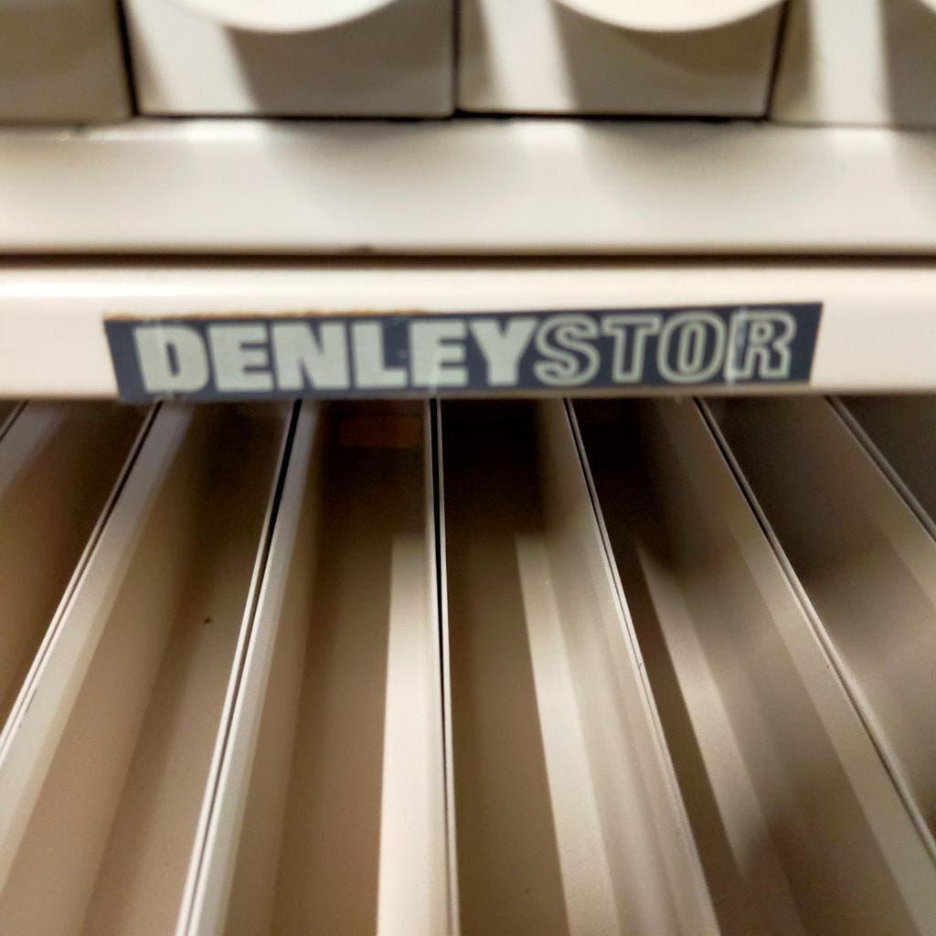 Vintage ladekast met 4x 14 kleine laadjes voor opslag dia`s, Ophalen, Minder dan 50 cm, Gebruikt, 5 laden of meer