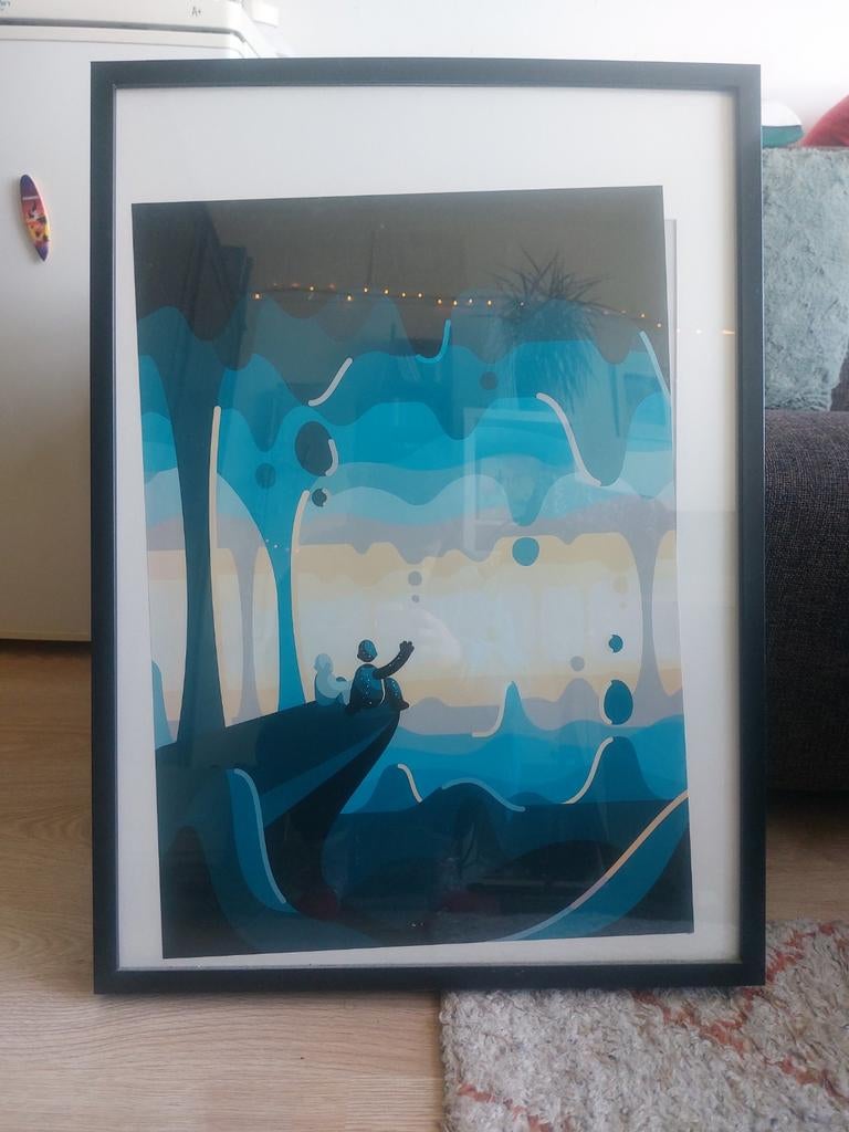 2 fotolijsten 50x70 cm, Ophalen