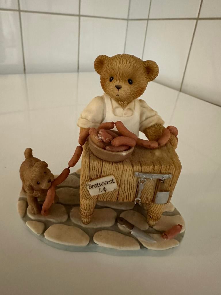 Cherished teddies Otto 2001, Verzamelen, Ophalen of Verzenden, Zo goed als nieuw, Beeldje, Cherished Teddies