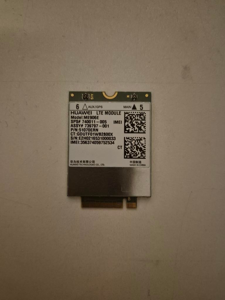 Huawei ME906E LTE/4G/3G Module - Intern, Ophalen of Verzenden, Gebruikt, Intern, Huawei