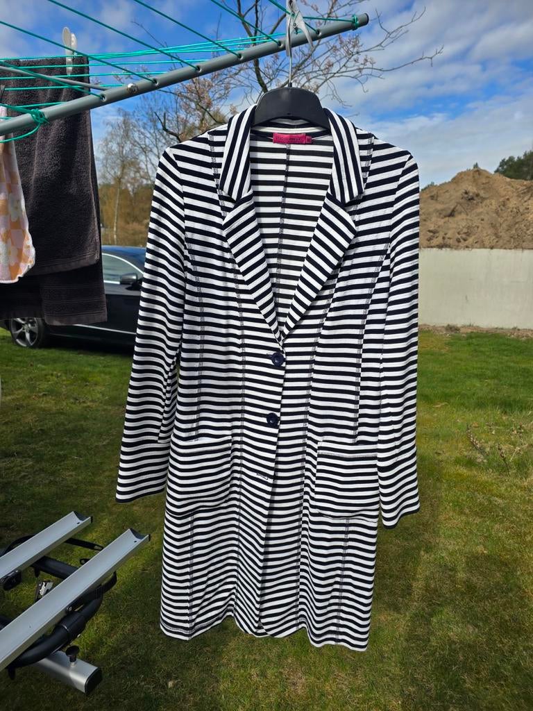 Studio Anneloes mooi zgan lang vest blazer jas maat M 38, Kleding | Dames, Maat 38/40 (M), Studio Anneloes, Wit, Ophalen of Verzenden