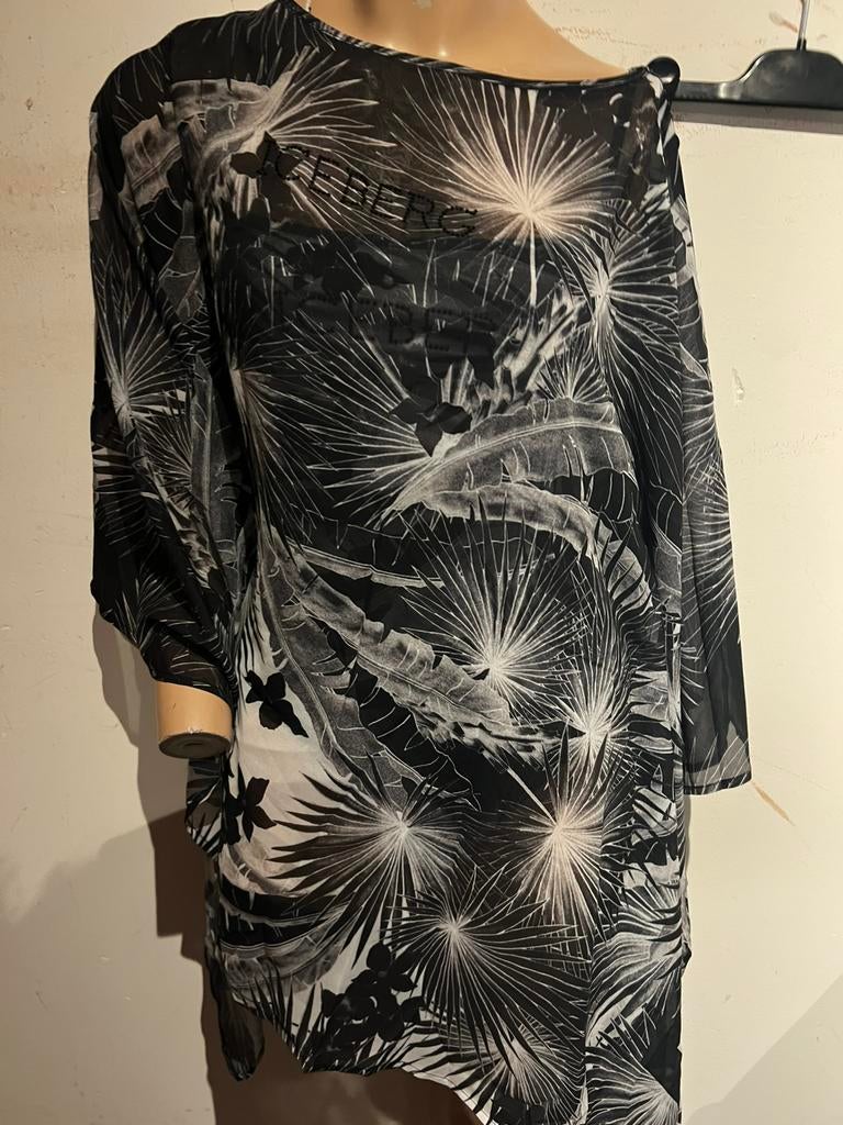 ICEBERG Badpak en tuniek met strass nieuw met kaartjes S, Im, Zwart, Nieuw, Badpak