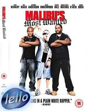 Malibu's Most Wanted (2003 Jamie Kennedy, Taye Diggs) ig NLO, Vanaf 12 jaar, Ophalen of Verzenden, Zo goed als nieuw, Overige genres
