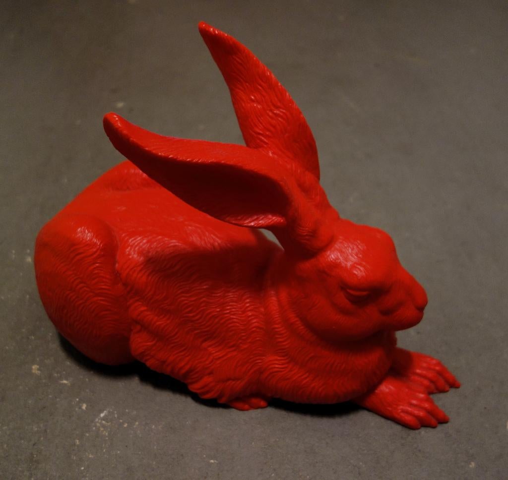 Rood konijn (kunststof), Ophalen of Verzenden