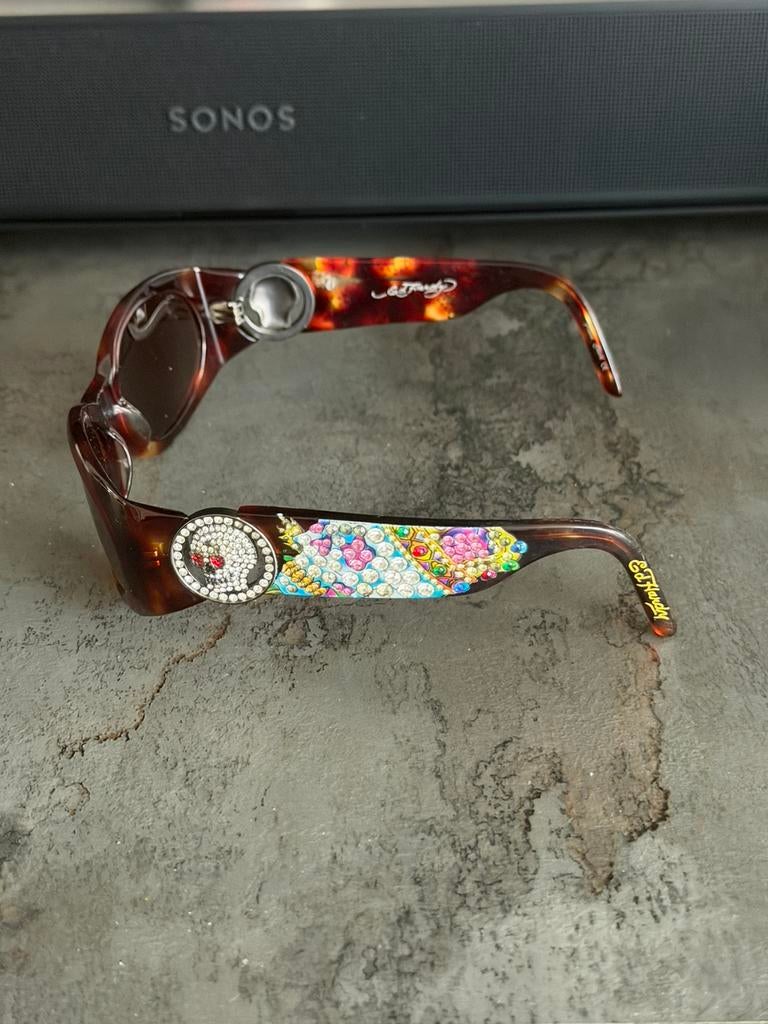 Een Ed Hardy bril, Ophalen of Verzenden, Zo goed als nieuw, Bril, Overige merken