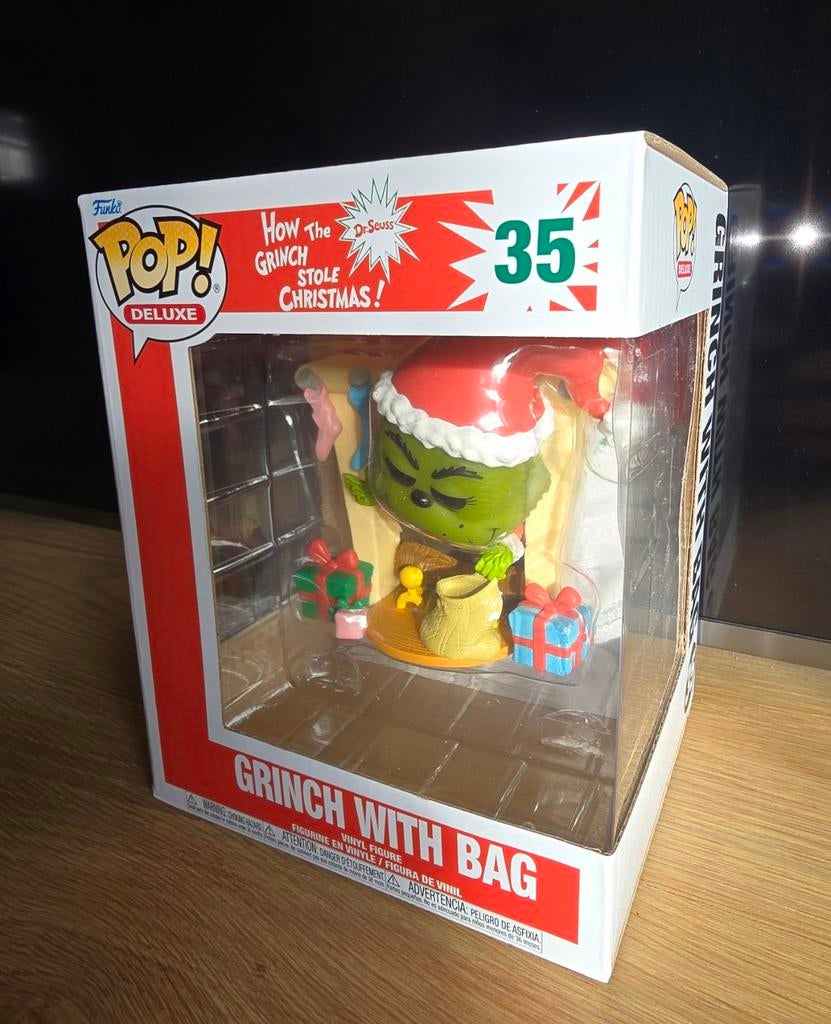 Funko Pop! 35 Grinch with Bag (The Grinch), Ophalen of Verzenden