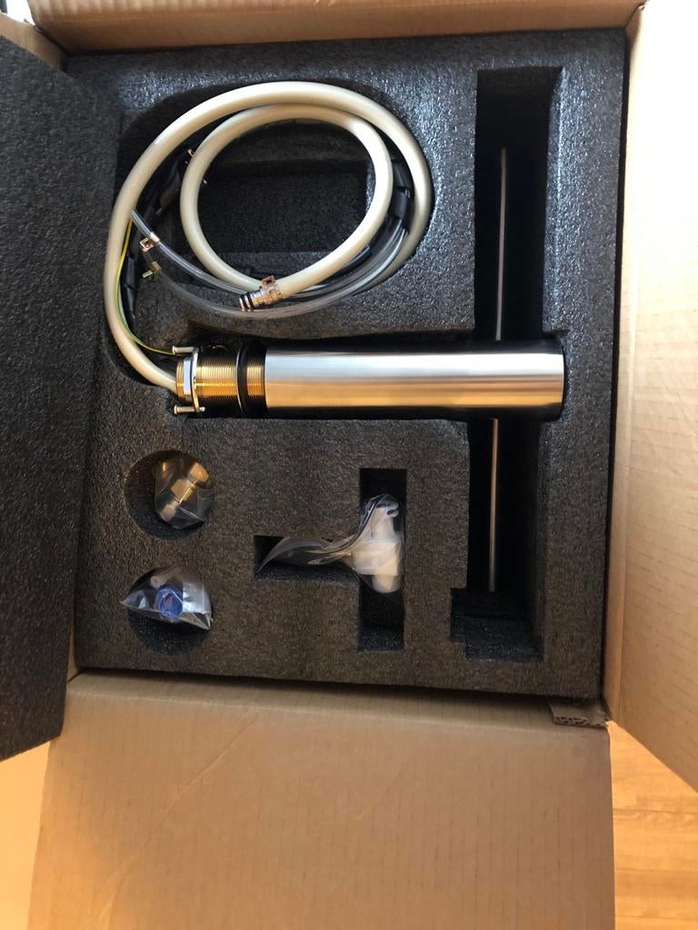 Hygiënische handdroger en kraan nieuw, Ophalen, Nieuw, Rvs, Kraan