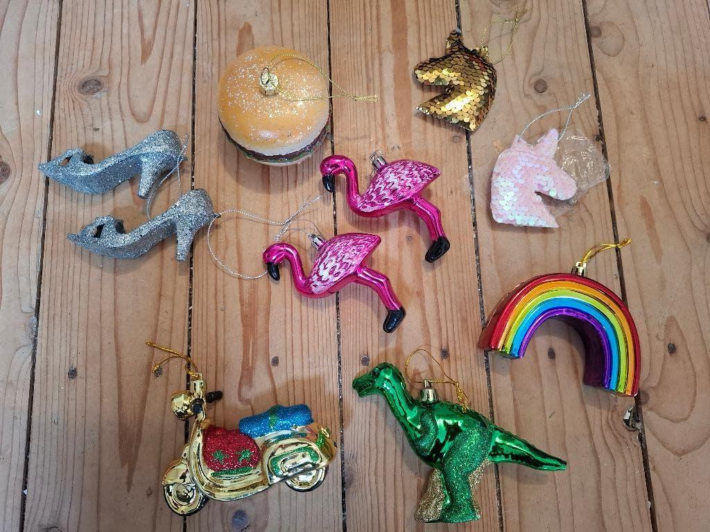 Diverse kerstballen / ornamenten te koop!, Ophalen, Gebruikt