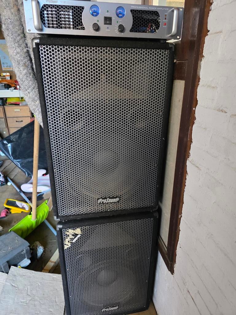 ProSound Luidsprekers en Versterker Set, Gebruikt, Overige typen, 120 watt of meer, Ophalen
