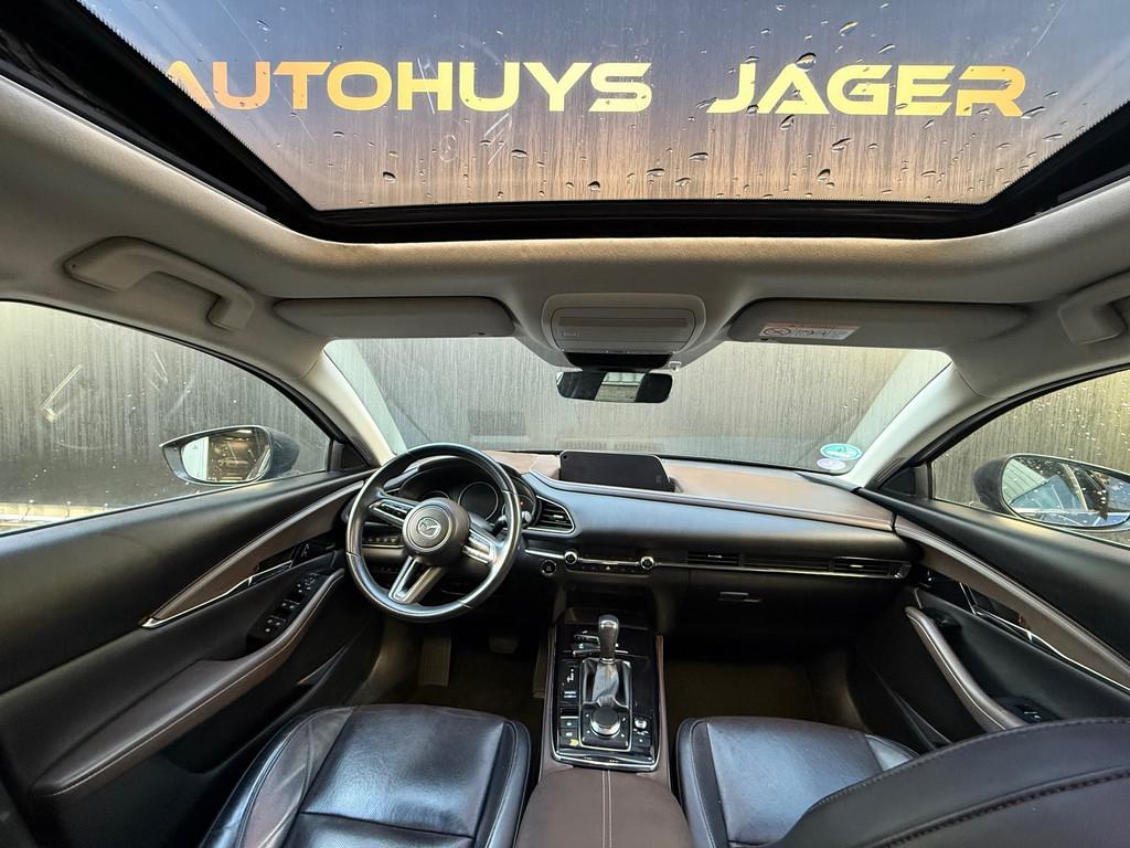 Mazda CX-30 2.0 e-SkyActiv-X M Hybrid Luxury H&U Leer Memory, 1998 cc, Gebruikt, Blauw, Leder
