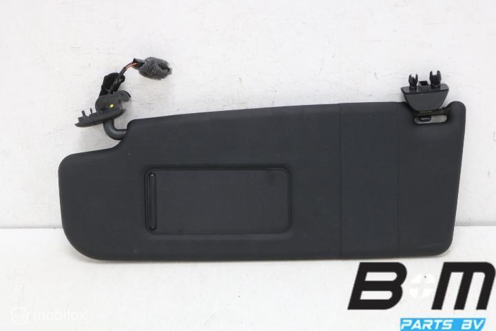 Zwarte zonneklep rechts VW Polo 6C 1K8857551G, Gebruikt