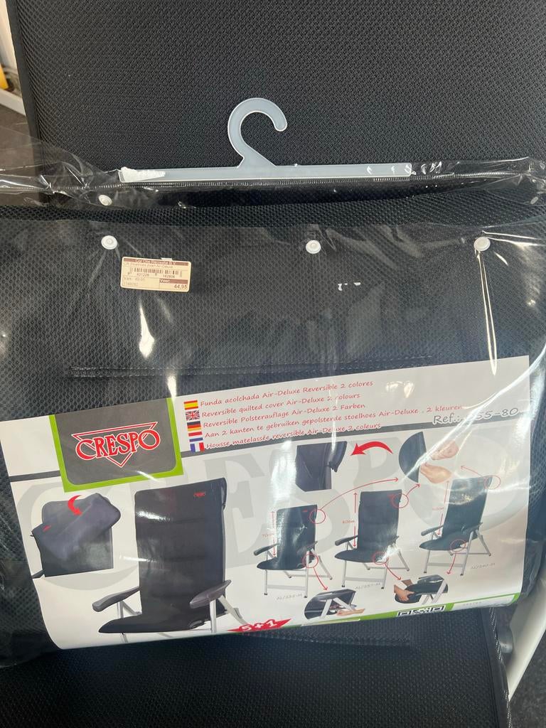 Crespo Air-Deluxe stoelhoes zwart, Ophalen, Nieuw