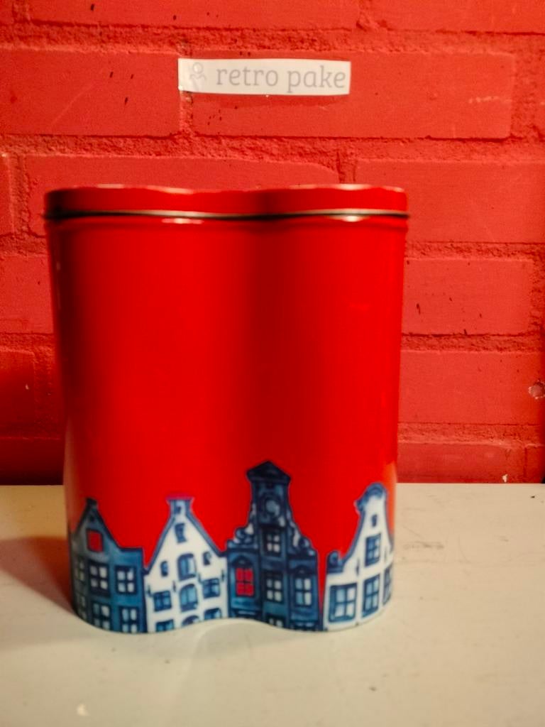 Douwe Egberts HollandseWaaren koffiepads voorraadblik, Verzamelen, Blikken, Ophalen of Verzenden, Gebruikt, Koffie, Douwe Egberts