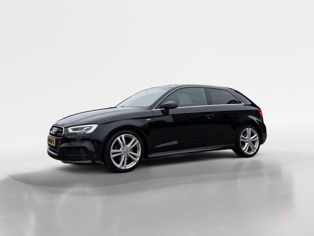 Audi A3 1.5 TFSI CoD Sport S Line Edition Automaat, 4 cilinders, 150 pk, Leder en Stof, Zwart