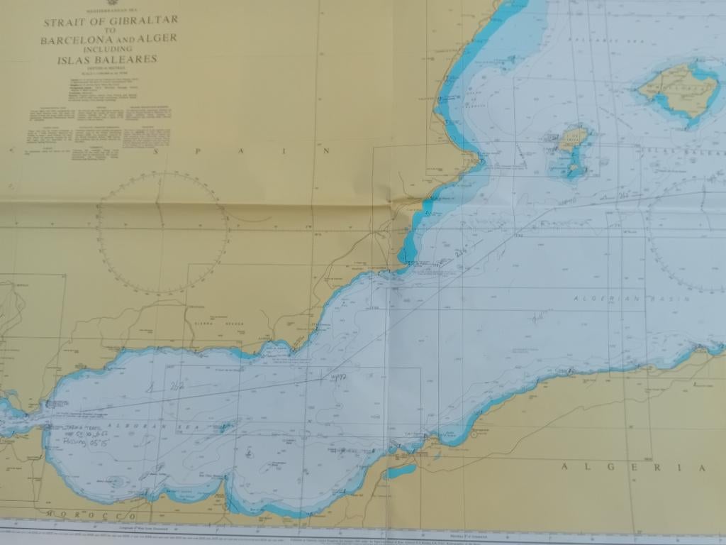 Zeekaarten Middellandse zee, Ophalen of Verzenden, Gebruikt, Overige typen