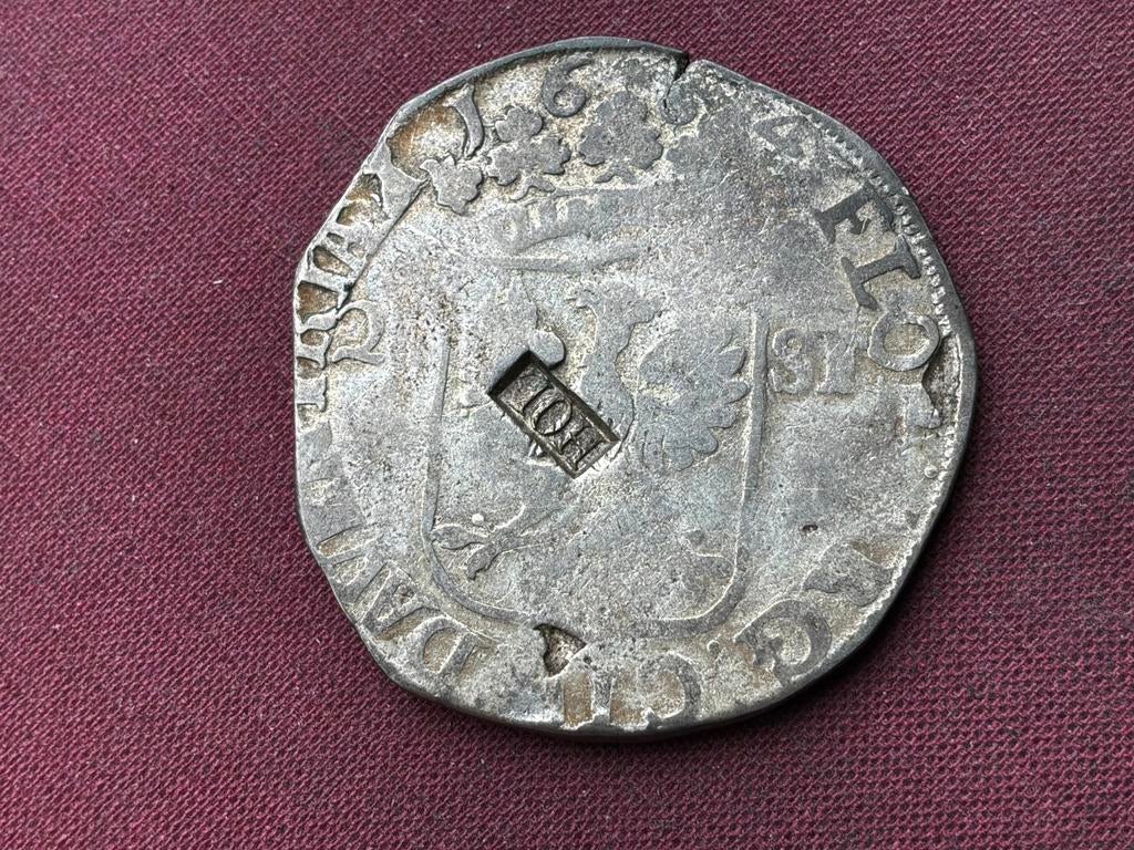 Florijn of 28 stuiverstuk Deventer 1684., Ophalen of Verzenden, Midden-Oosten