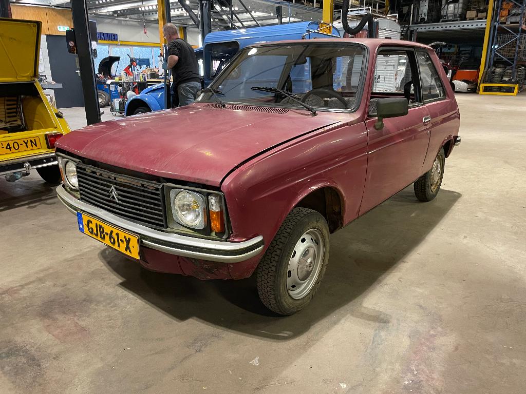 Citroën LNA 2-cilinder 1981 stevig project, Auto's, Citroën, Bedrijf, Overige modellen, Benzine, Hatchback, Geïmporteerd, Rood