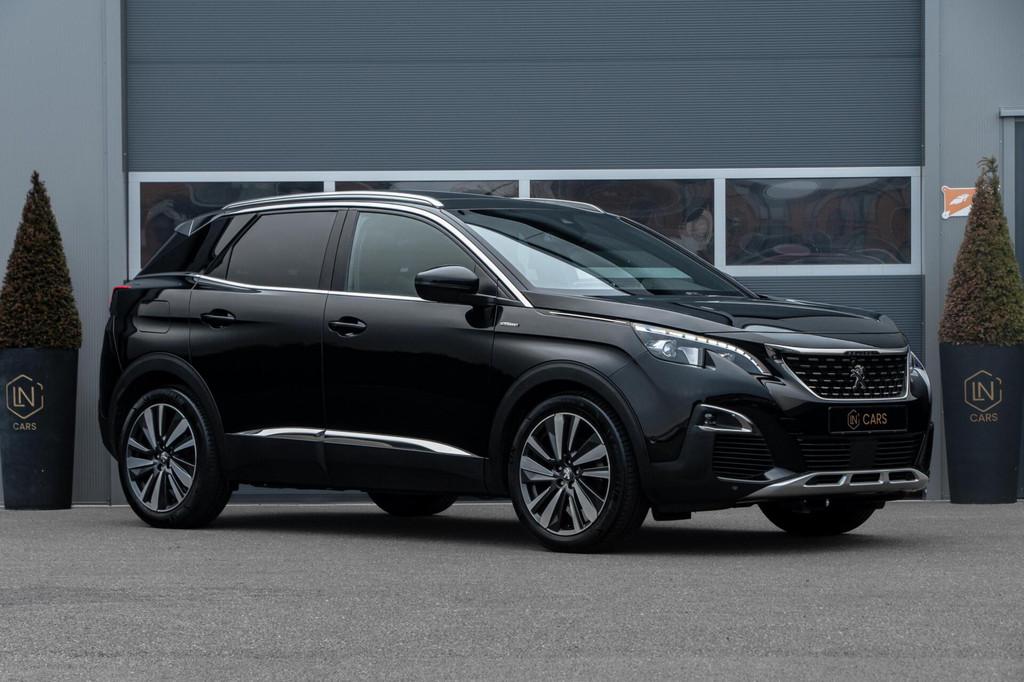 Peugeot 3008 1.6 PureTech GT Line |PANO|Massage|Leder|Camera, Auto's, Gebruikt, 4 cilinders, Zwart, Bedrijf