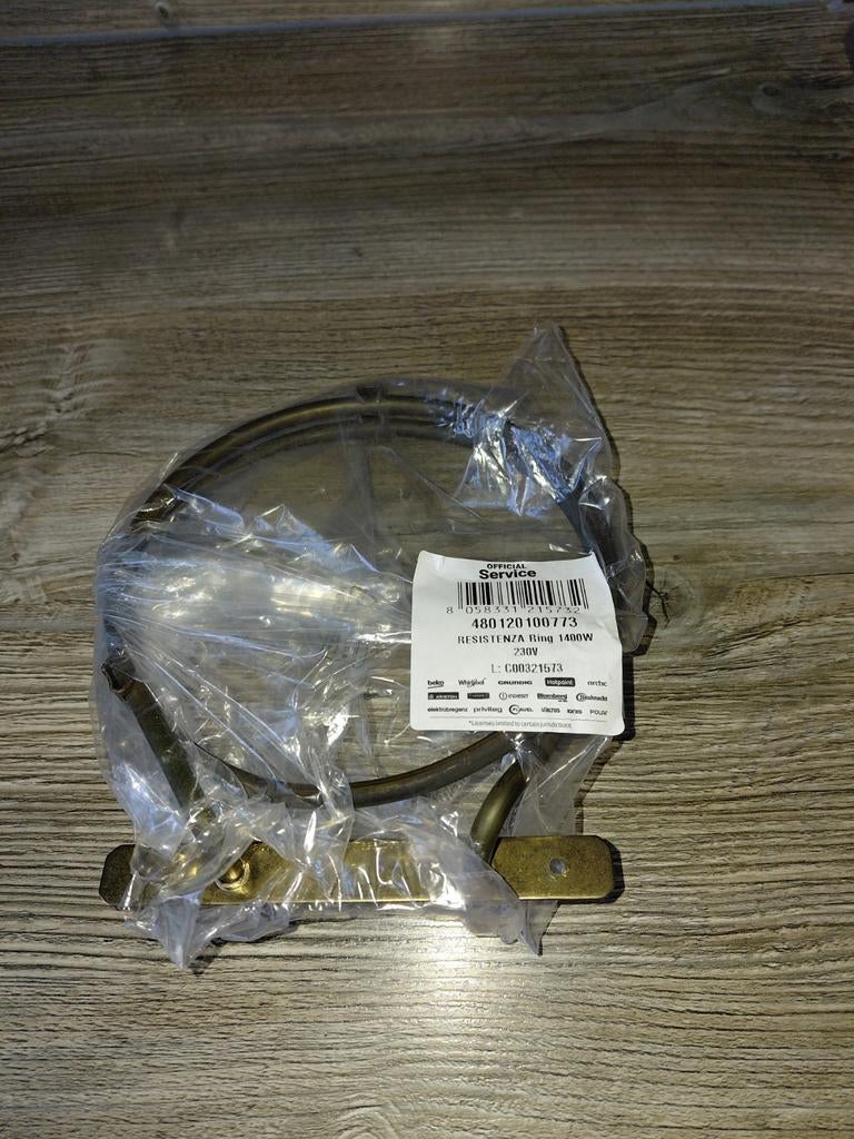 Whirlpool Hetelucht Element 1400W 230V - Nieuw, Ophalen of Verzenden, Nieuw