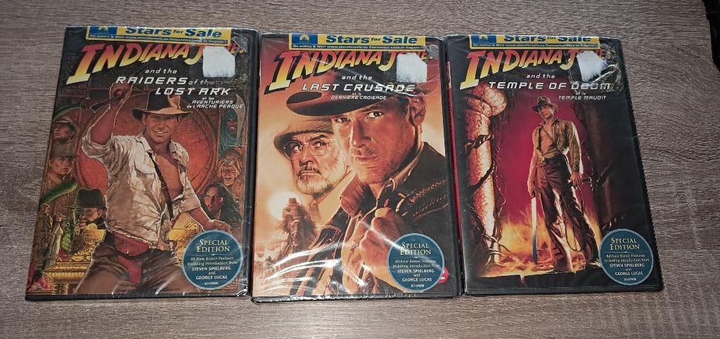 3 nieuwe indiana jones dvds, Cd's en Dvd's, Dvd's | Avontuur, Vanaf 12 jaar, Ophalen of Verzenden, Zo goed als nieuw, Boxset