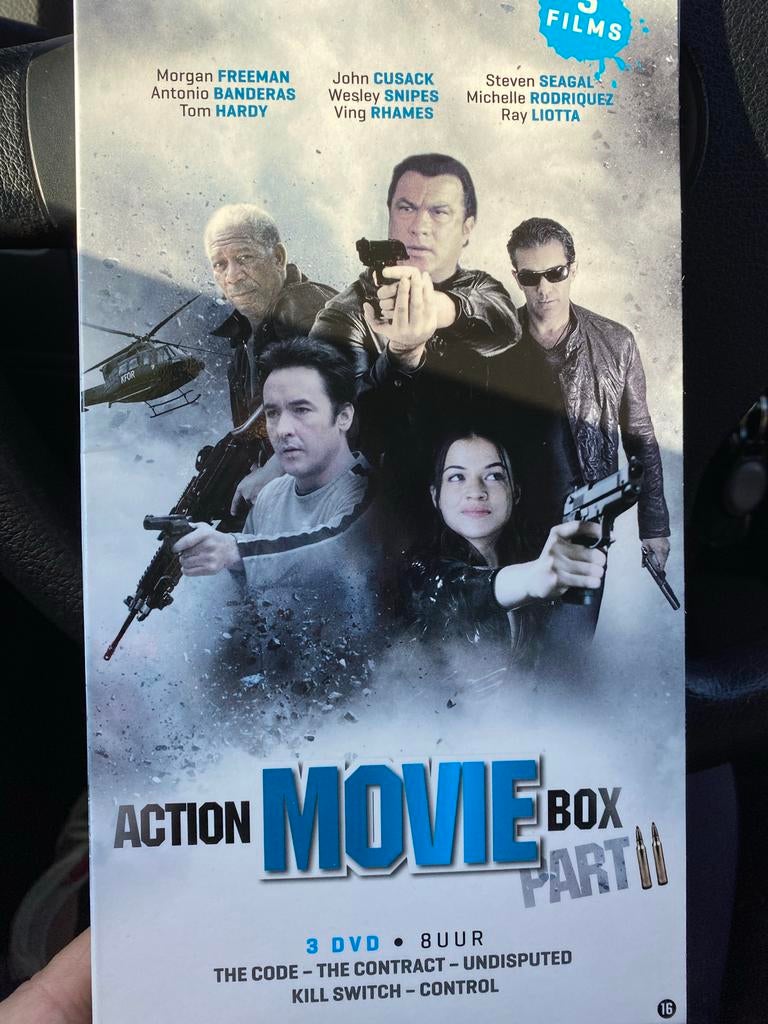 Action Movie Box Part II - 5 films op 3 DVD's, Cd's en Dvd's, Dvd's | Actie, Gebruikt, Actie, Boxset, Vanaf 16 jaar, Ophalen of Verzenden
