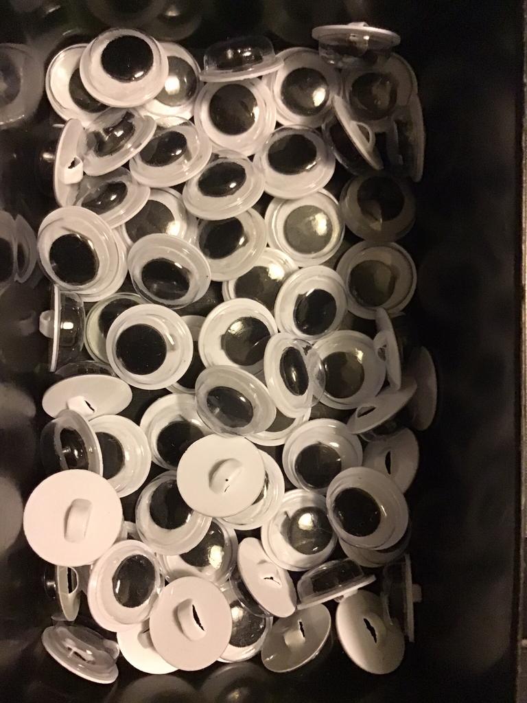 Wiebeloogjes 8 mm en 12 mm per 40 paar, Ophalen of Verzenden, Nieuw, Haken