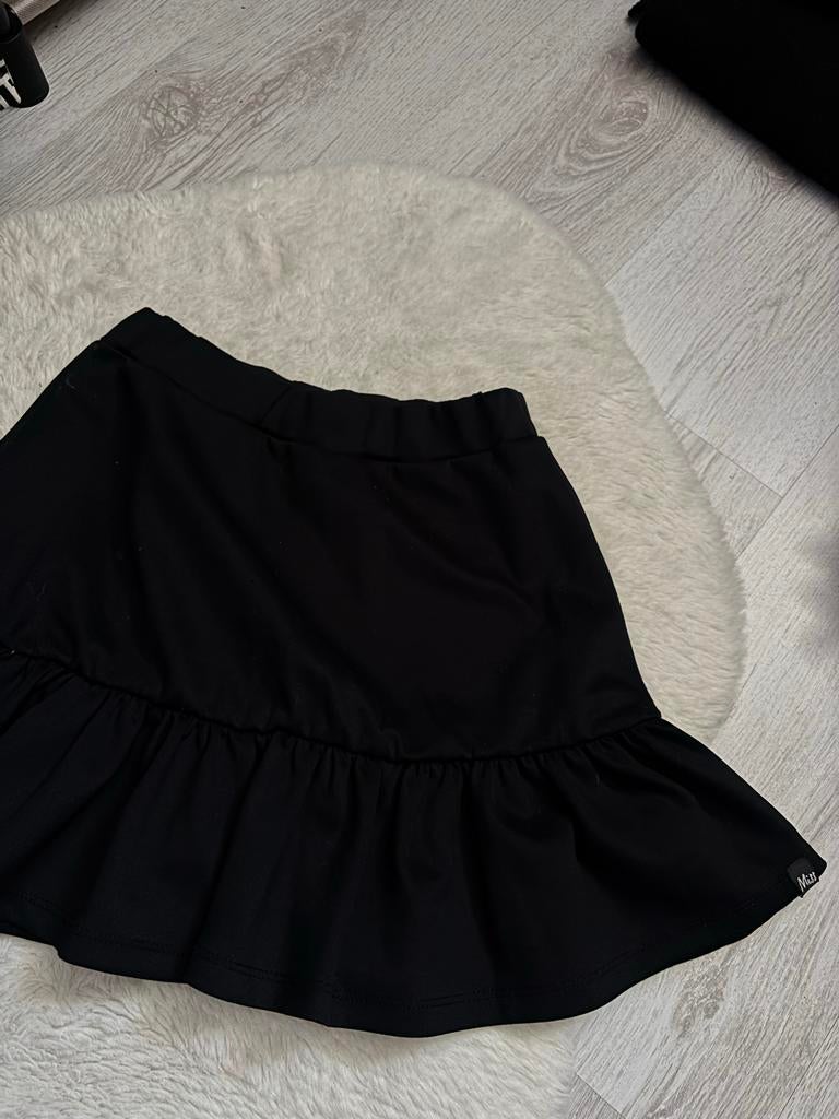 Zwarte rok met ruches nik&nik, Kleding | Dames, Rokken, Gedragen, Maat 34 (XS) of kleiner, Zwart, Boven de knie, Ophalen of Verzenden