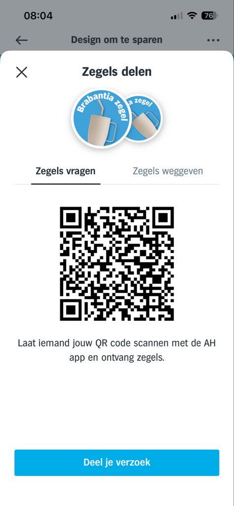 Gezocht: Brabantia zegels voor mijn uitzet!, Ophalen of Verzenden, Nieuw