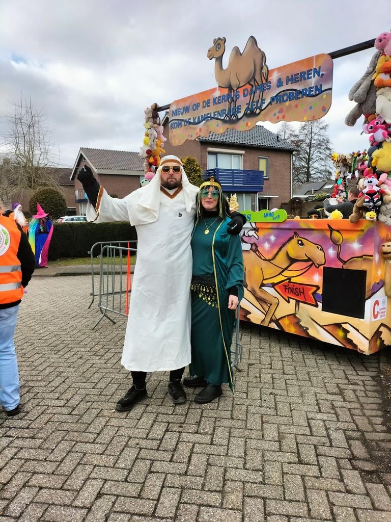 Arabieren en Arabische prinsessen kostuum/ Cleopatra, Ophalen of Verzenden, Zo goed als nieuw, Carnaval, Kleding