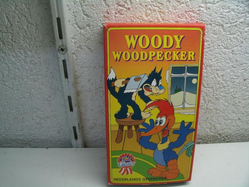 vhs 93a woody woodpecker, Cd's en Dvd's, VHS | Kinderen en Jeugd, Alle leeftijden, Ophalen of Verzenden, Zo goed als nieuw