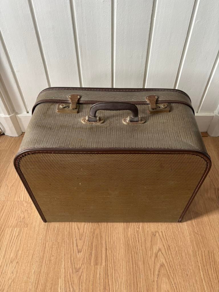 Oude Vendomatic naaimachine in mooie vinted koffer, Ophalen, Gebruikt, Naaimachine, Overige merken