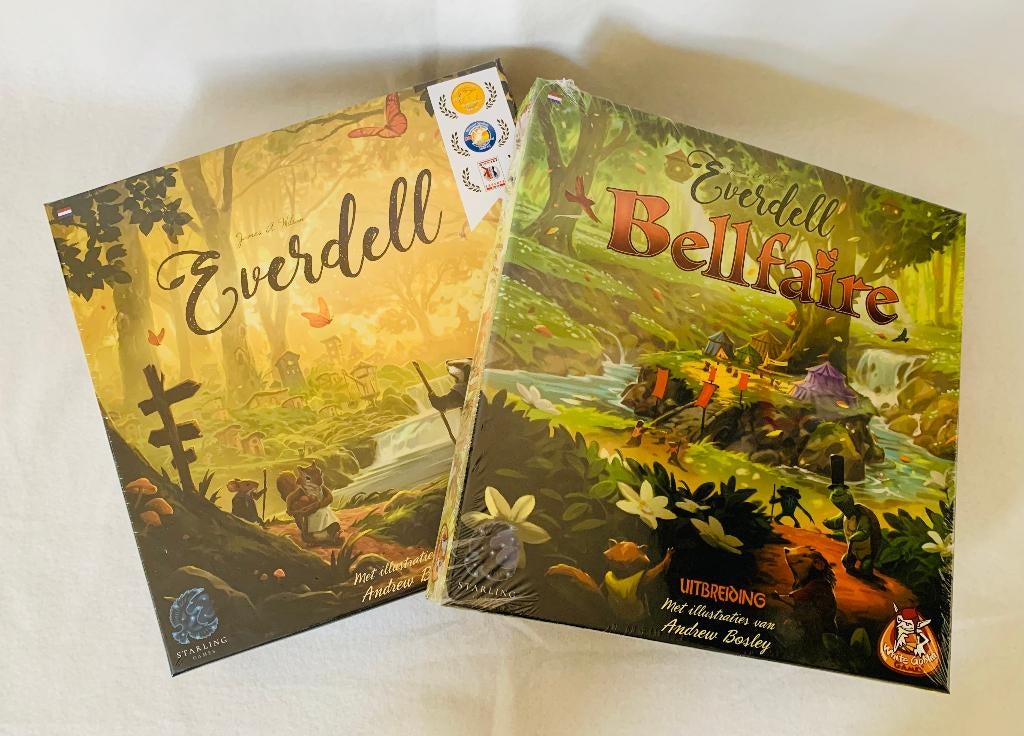 Everdell Basisspel + Bellfaire - Bordspel | ophalen mogelijk, White Goblin Games, Nieuw, Ophalen of Verzenden, Vijf spelers of meer