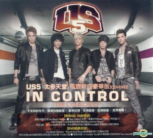 US5 CD + DVD IN CONTROL TAIWAN + OBI + ROBIN GIBB, Cd's en Dvd's, Cd's | Pop, Zo goed als nieuw, Ophalen of Verzenden