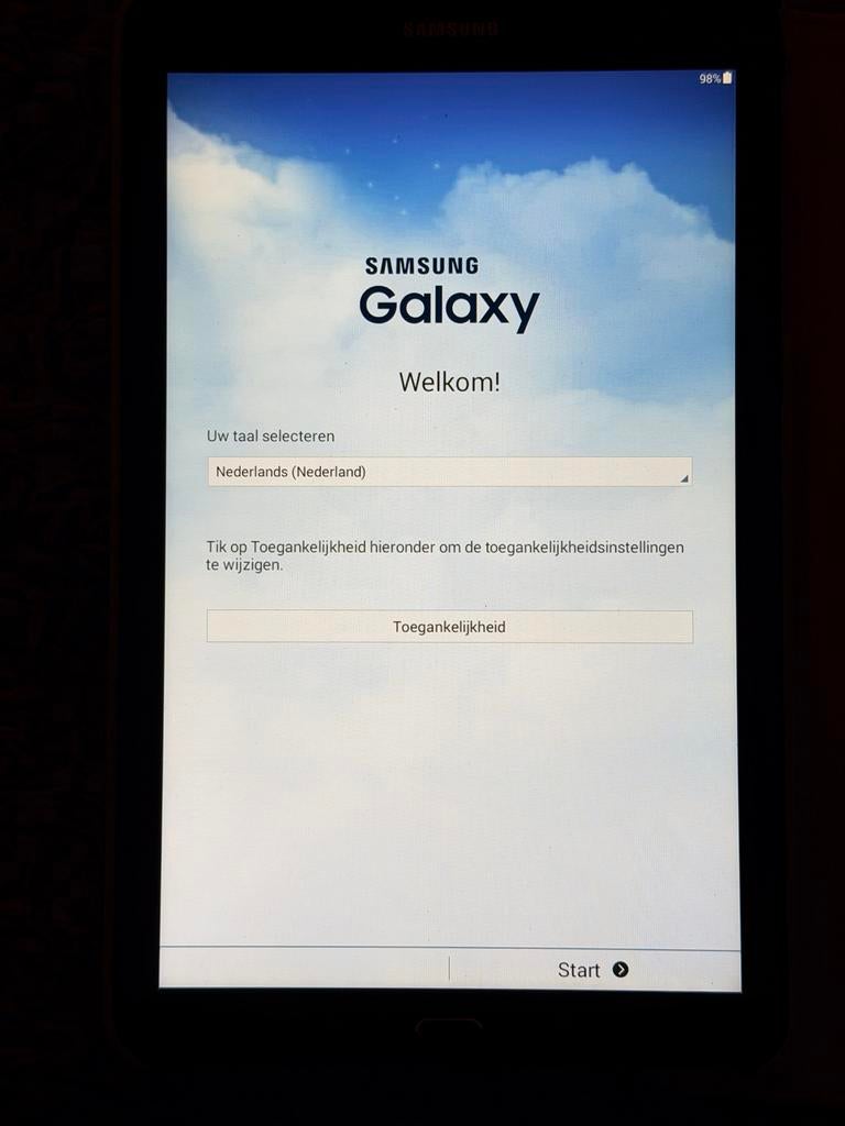 Samsung Galaxy Tab SM-T560 incl oplader en hoesje, Ophalen of Verzenden, Gebruikt, 9 inch