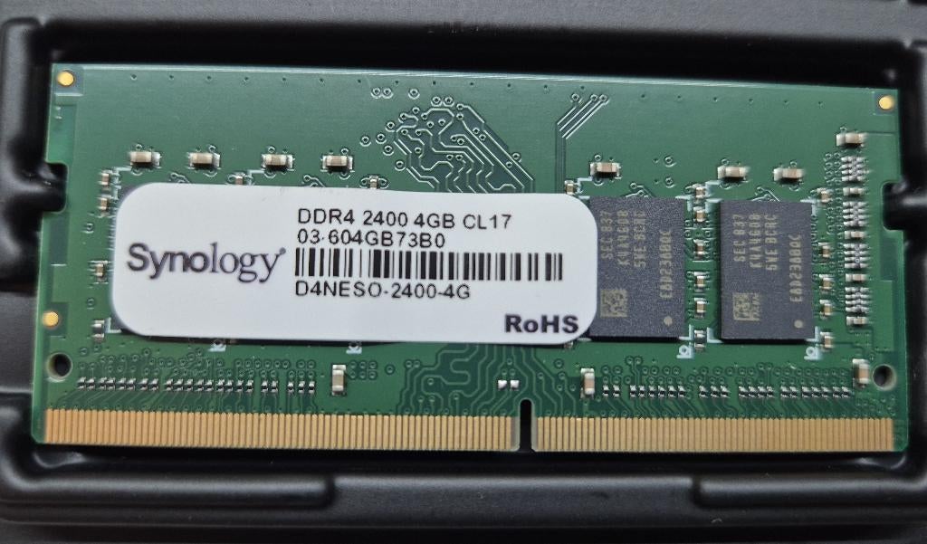 Synology 4gb DDR4 2400 CL17 SO-Dimm, Computers en Software, NAS, Nieuw, Ophalen