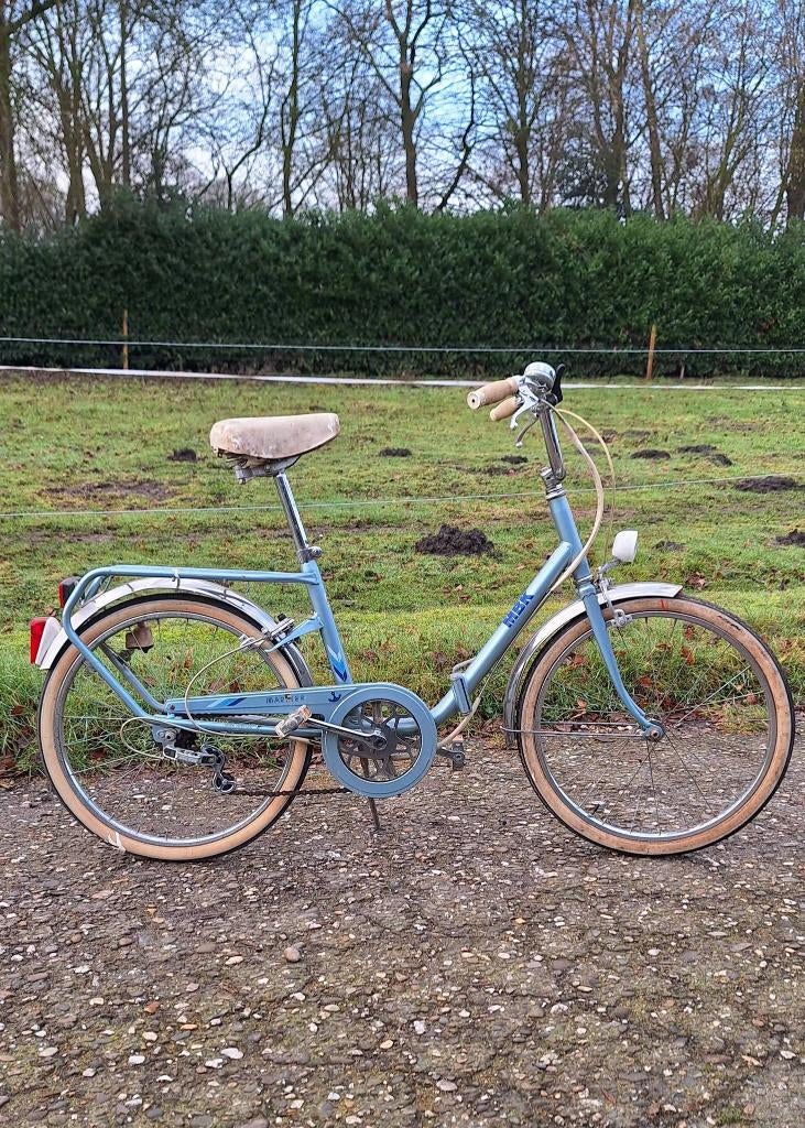 Toffe retro vintage plooifiets, vouwfiets van Motobécane., Ophalen, Gebruikt, ., 14 tot 16 inch