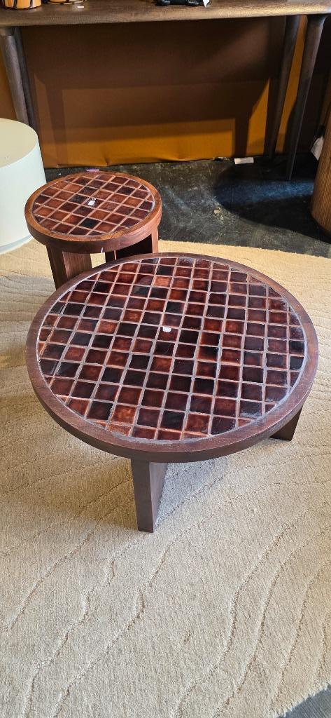 Ronde Salontafel & Bijzettafel Keramiek |  Showmodel, Ophalen, Bornsestraat 31, Rond, 50 tot 100 cm