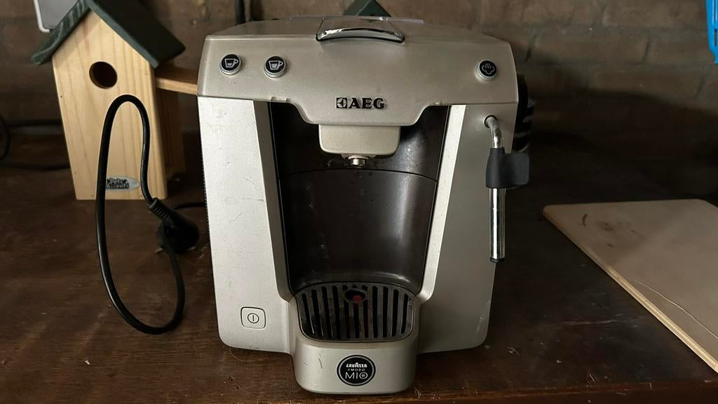 AEG Modo Mio koffiezetapparaat, Ophalen, Koffiepads en cups, Gebruikt, Koffiemachine