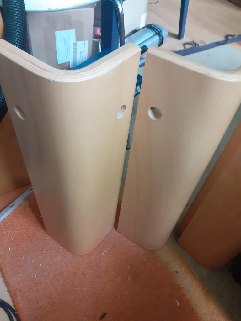 Auping,Auronde Poten 48cm Beuken Naturel, Ophalen of Verzenden