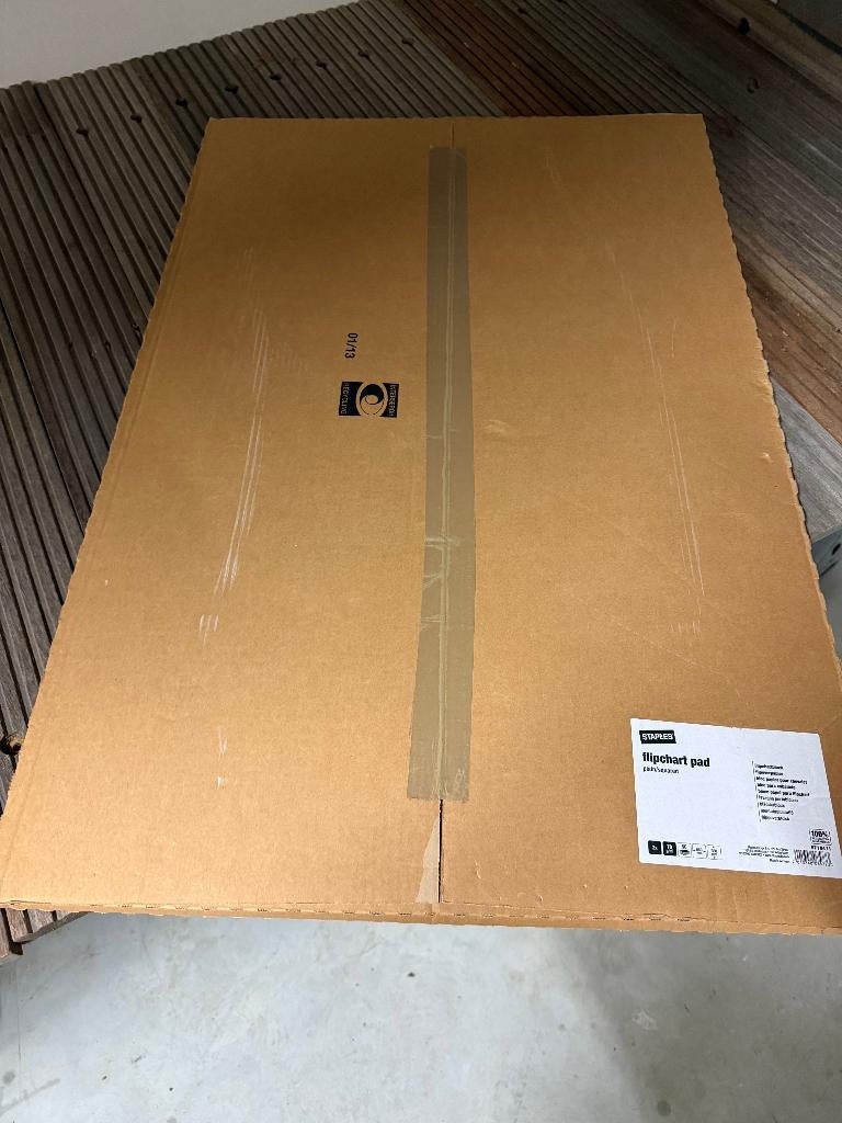 2 x Flipoverpapier 980 x 650 mm 70 g/m2, plain/squared., Ophalen, Nieuw, Overige typen