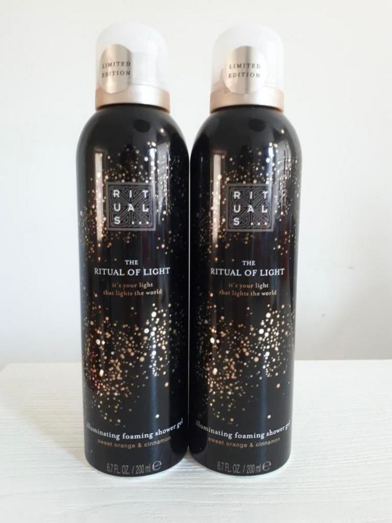 Rituals The Ritual of Light 2X shower foam LIMITED EDITION, Sieraden, Tassen en Uiterlijk, Uiterlijk | Lichaamsverzorging, Ophalen of Verzenden